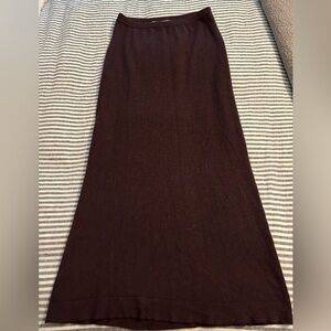 Full Length 100% Cashmere Skirt